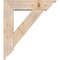 Ekena Millwork Traditional Traditional Smooth Bracket w/ Offset Brace, Douglas Fir, 7 1/2"W x 30"D x 34"H BKT0806X30X34TRA01SDF - alternate 2
